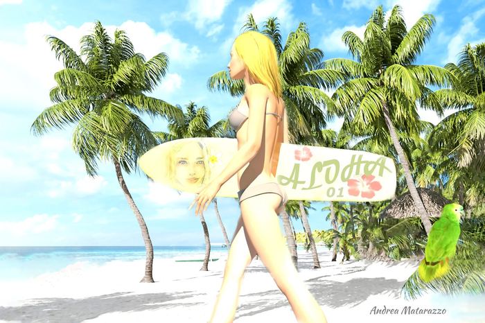Aloha 01 — 3D, opera di Andrea Matarazzo
